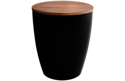 Habitat Buck Storage Stool - Black